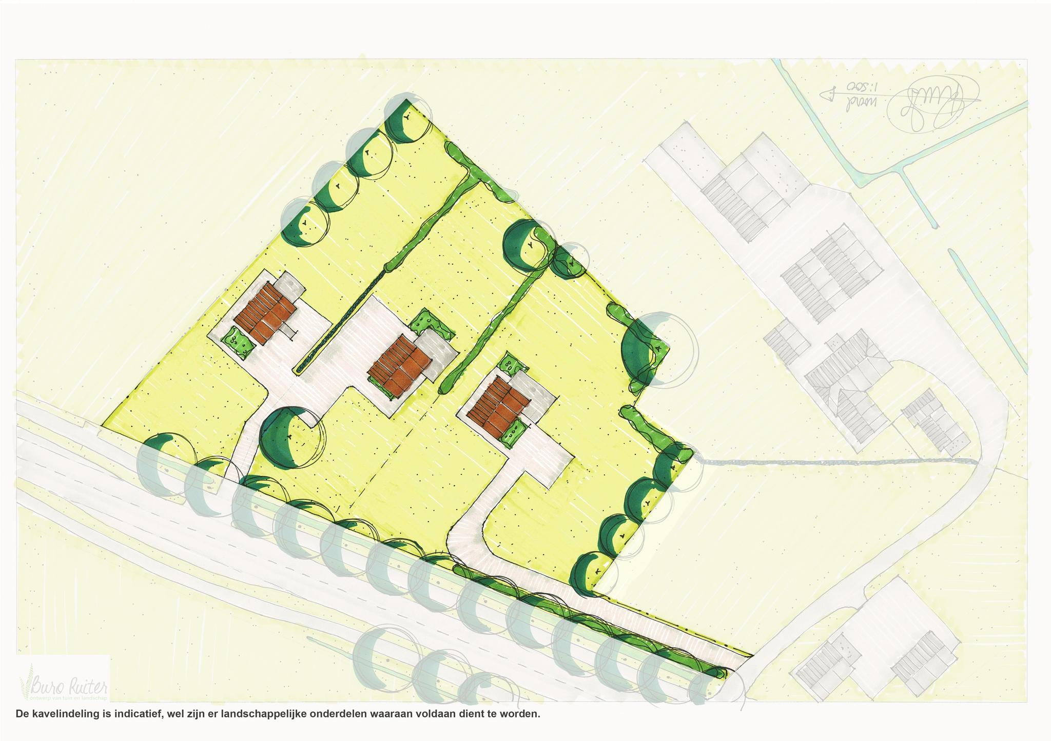Vrijstaande bouwkavels (bouwnummer 1) in Doornspijk