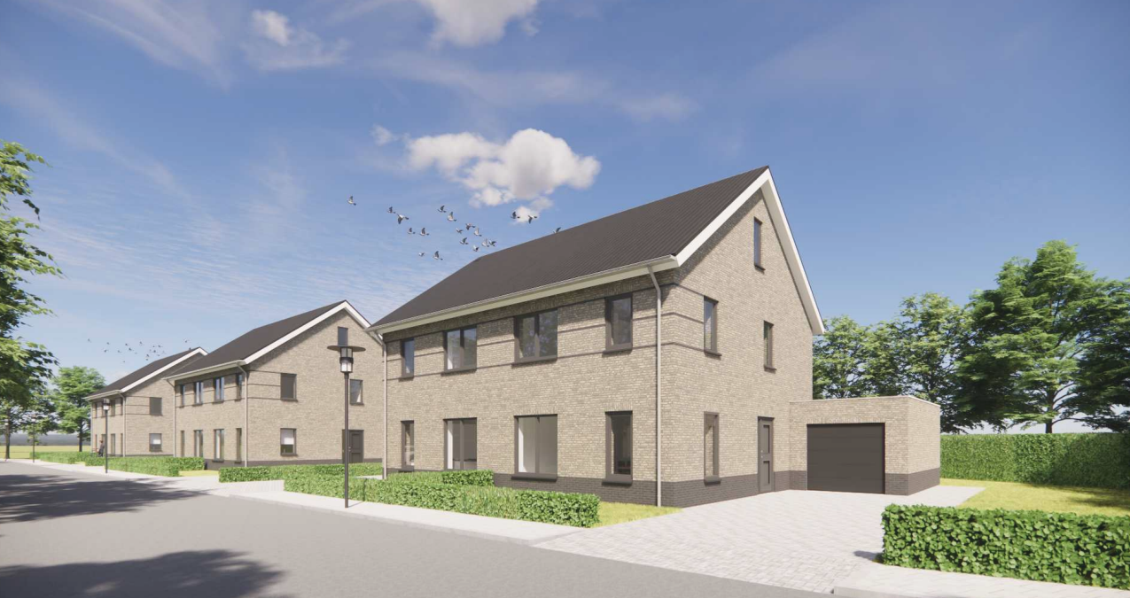 Twee-onder-een-kap woning (bouwnummer 2) in Oosterwolde gld