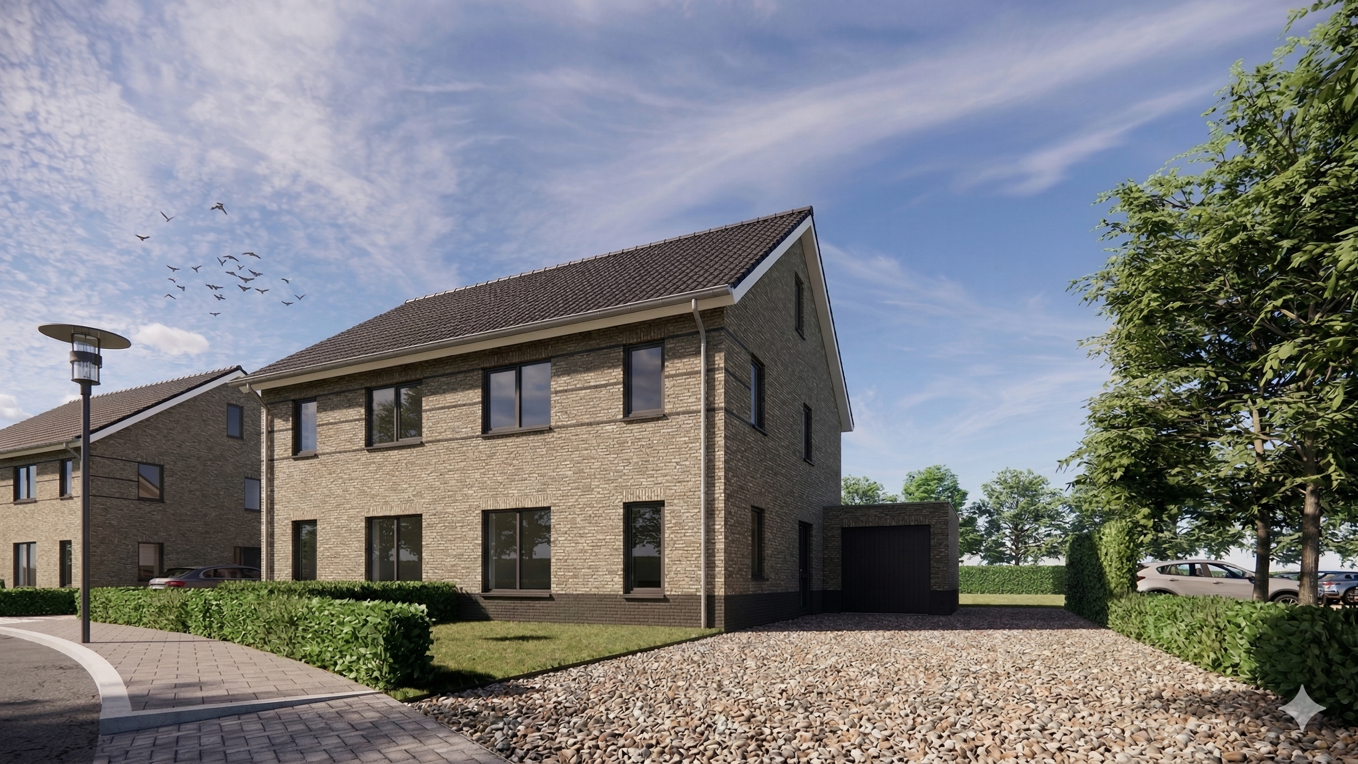 Twee-onder-een-kap woning (bouwnummer 4) in Oosterwolde gld