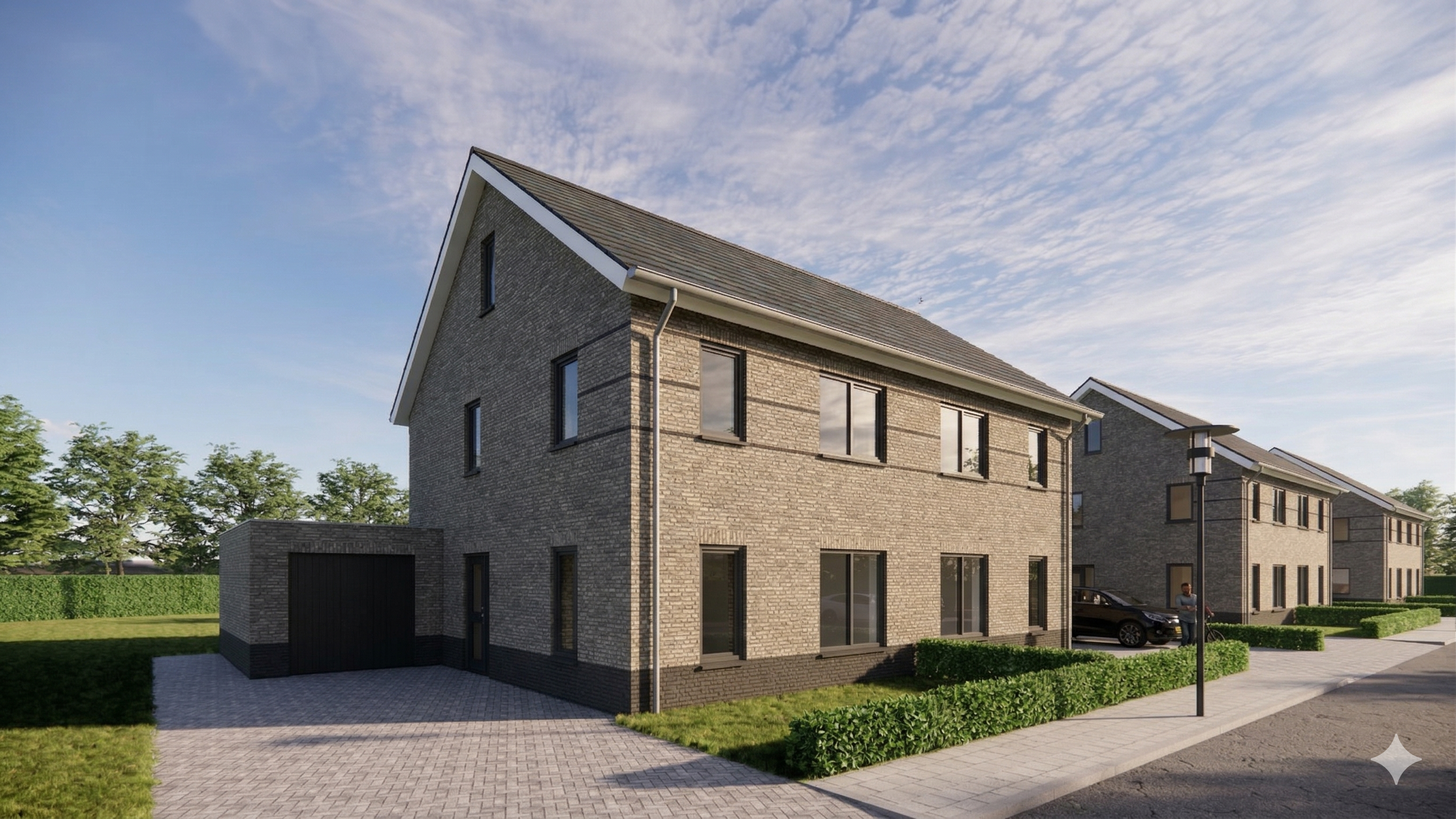 Twee-onder-een-kap woning (bouwnummer 5) in Oosterwolde gld